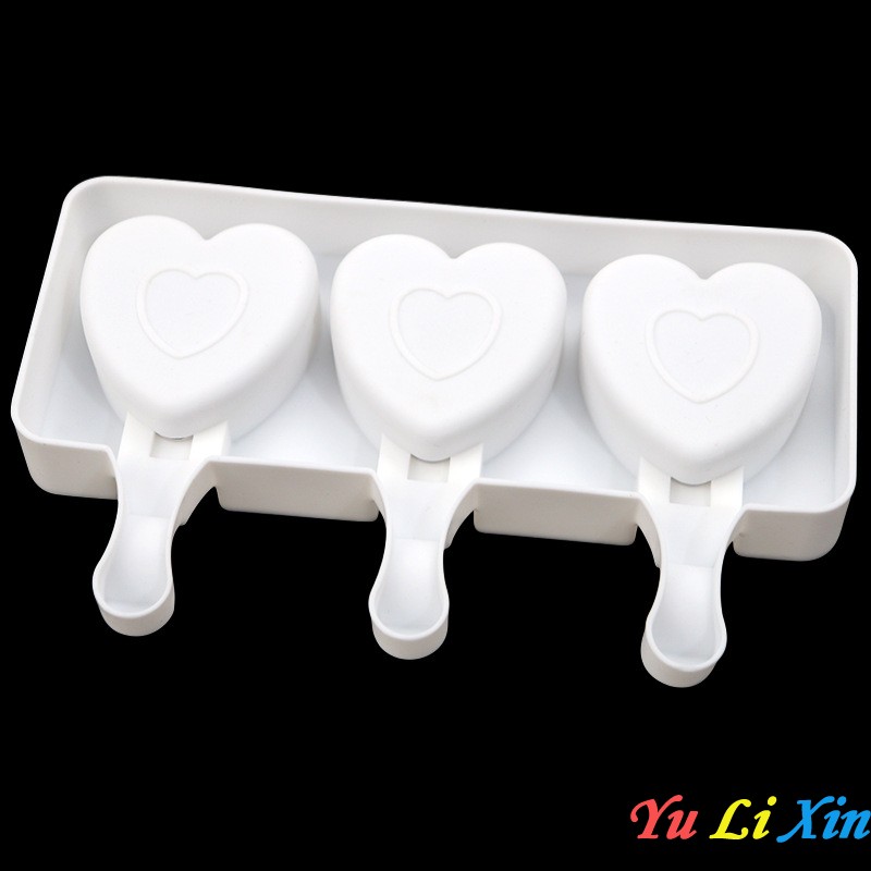 White Silicone Ice Popsicle Mold