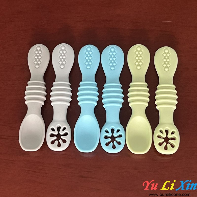 100% Silicone Baby Spoons