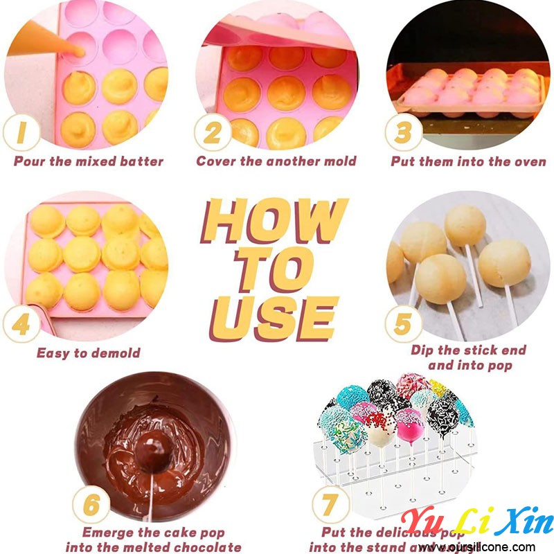 Candy Chocolate Pop Molds