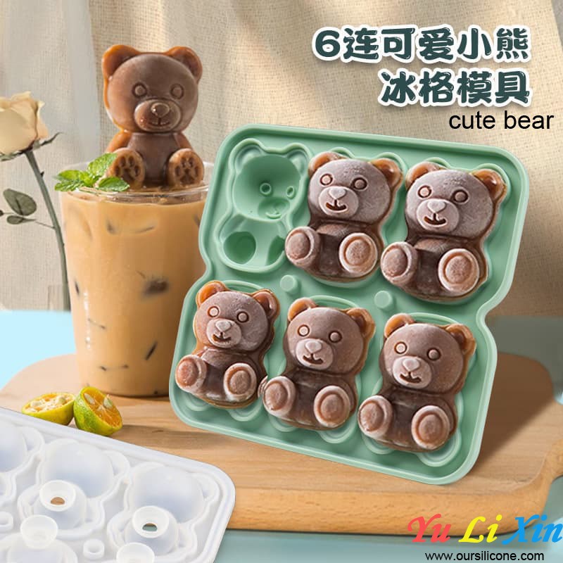 3D Silicone Bear Mold